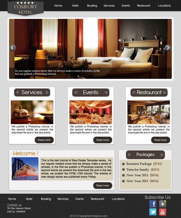 Your small business will have a existence on the internet together with the hotel website design